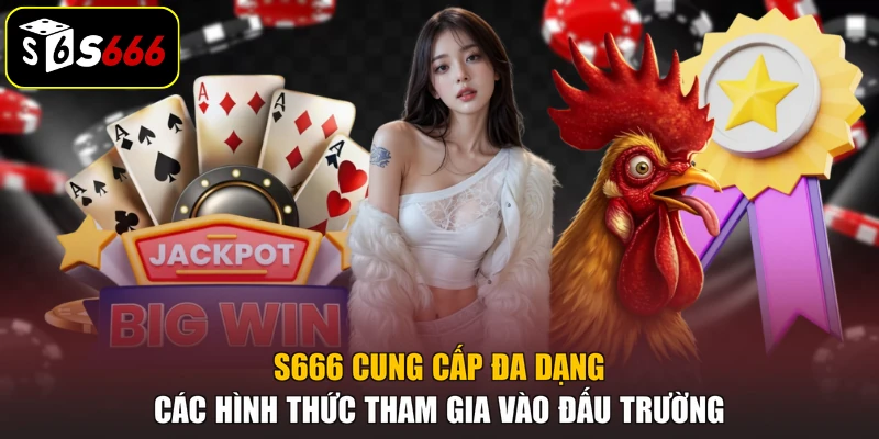 S666 cung cấp đa dạng các hình thức tham gia vào đấu trường